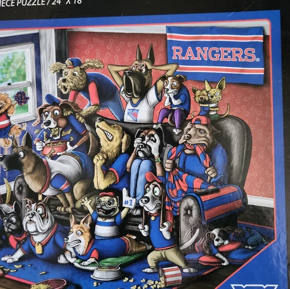 NY Rangers 500 piece puzzle - Picture 3 of 3
